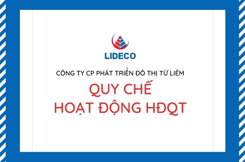 Bia Quy che hoat dong cua HDQT