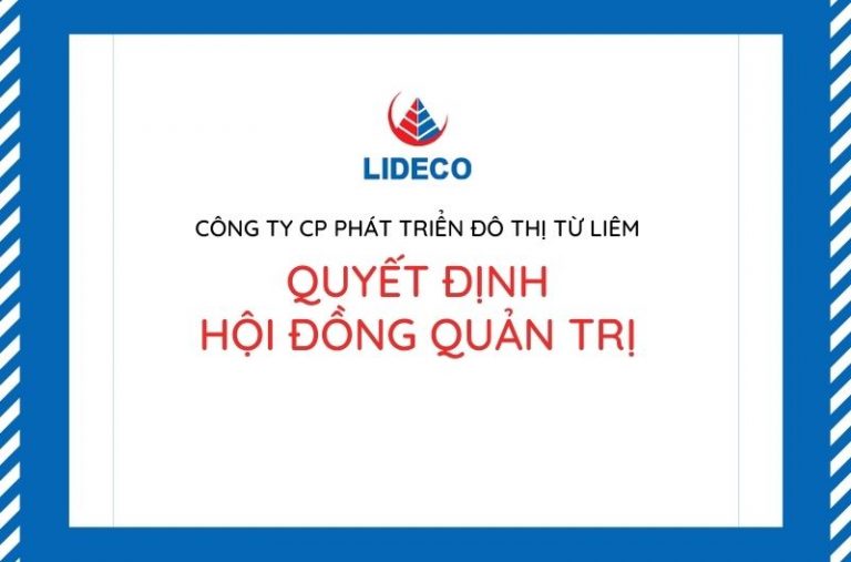 Bia Quyet dinh HDQT